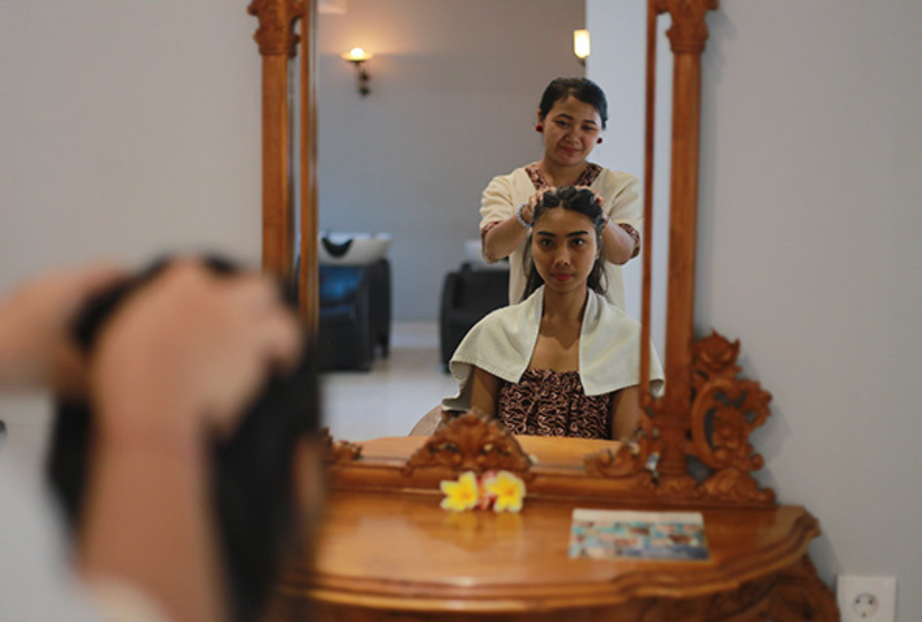 バリ島 ウブド ジェラティックエステティックス クリームトリートメント