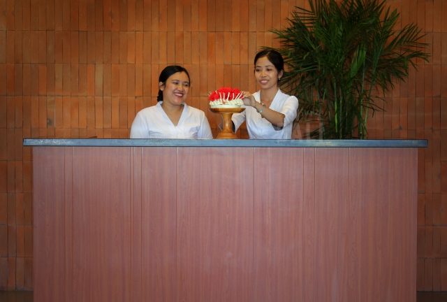 バリ島 スミニャック ボタニカウェルネスの受付